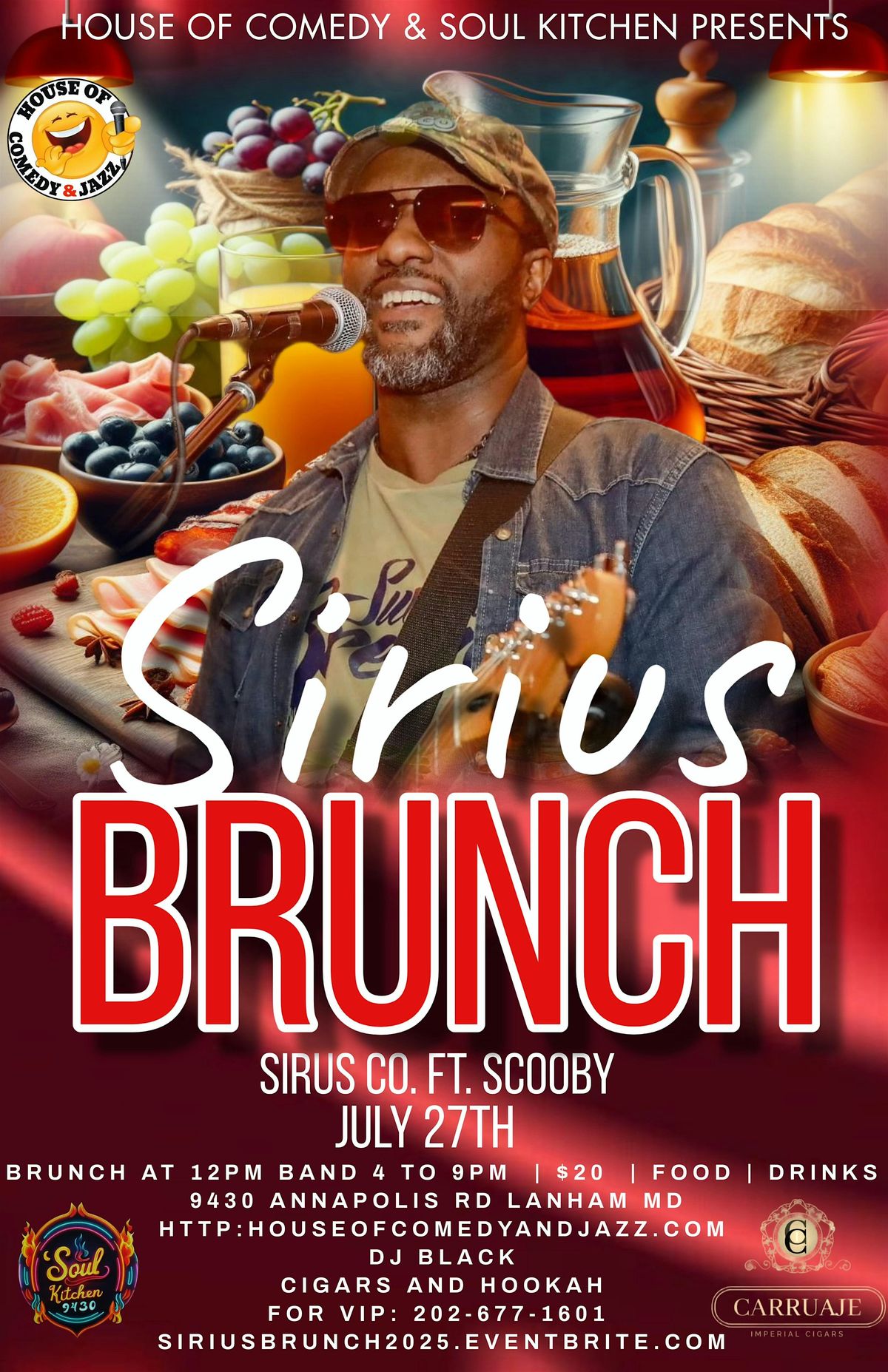 SIRIUS BRUNCH, 27 July | Event in Lanham | AllEvents