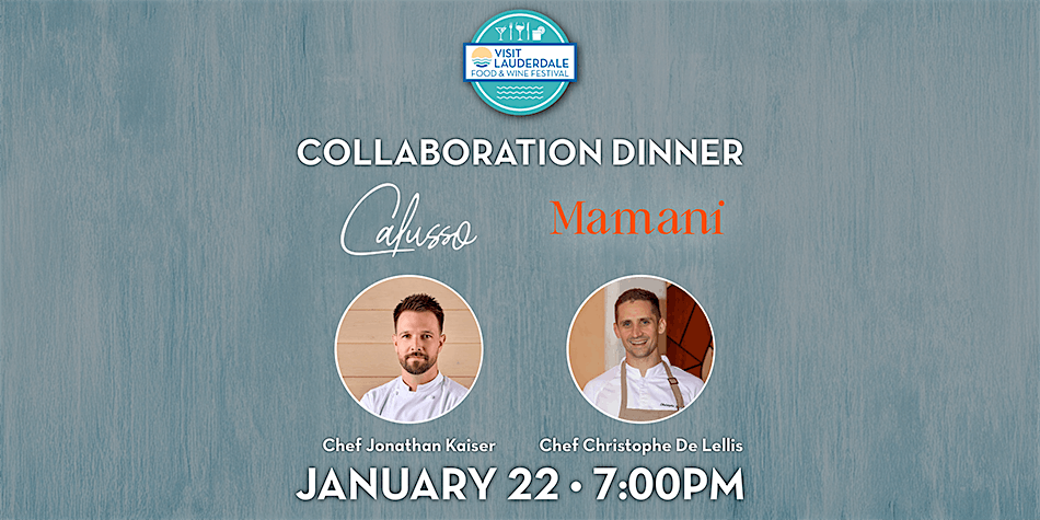 Collaboration Dinner at Calusso with Michelin-Starred Mamani, 22 January | Event in Fort Lauderdale | AllEvents