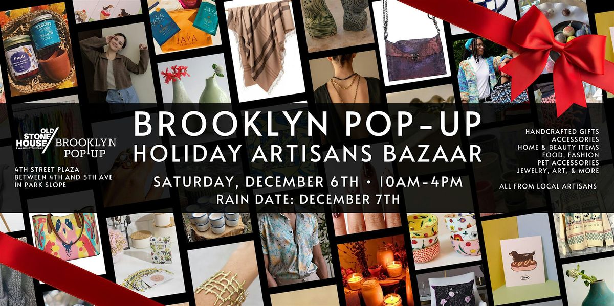 Brooklyn Pop-Up: The Old Stone House Holiday Bazaar, 6 December | Event in Brooklyn | AllEvents