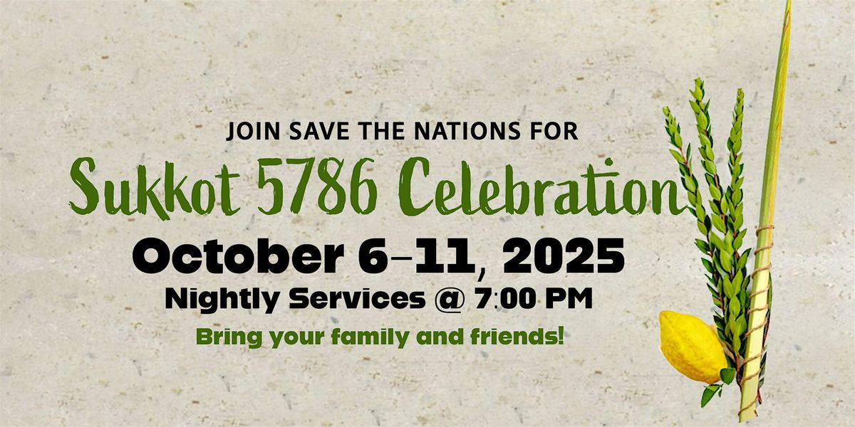 Messianic Sukkot Celebration 5786, 6 October | Event in Davie | AllEvents