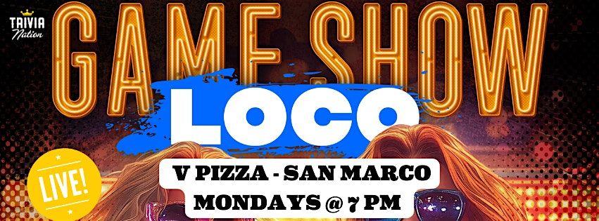 Trivia Nation Game Show Loco at V Pizza  - San Marco - Monday at 7:30pm | Event in Jacksonville | AllEvents