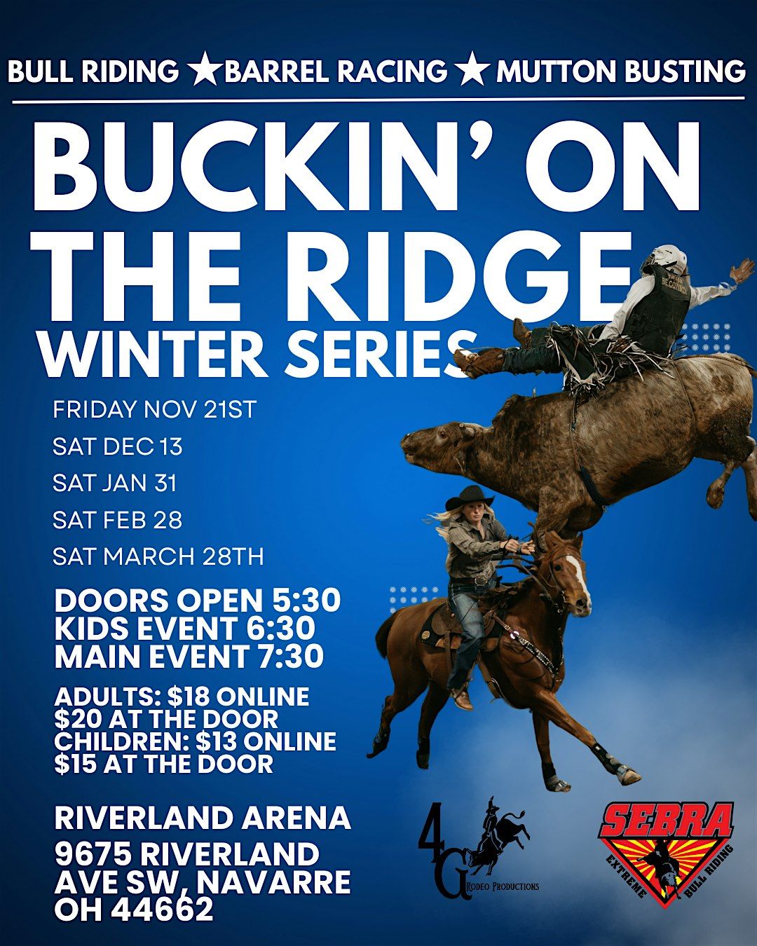 Buckin' On The Ridge December, 13 December | Event in Navarre | AllEvents