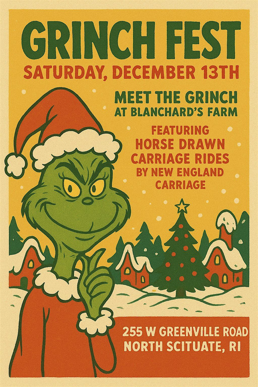 GRINCH FEST, 13 December | Event in Scituate | AllEvents