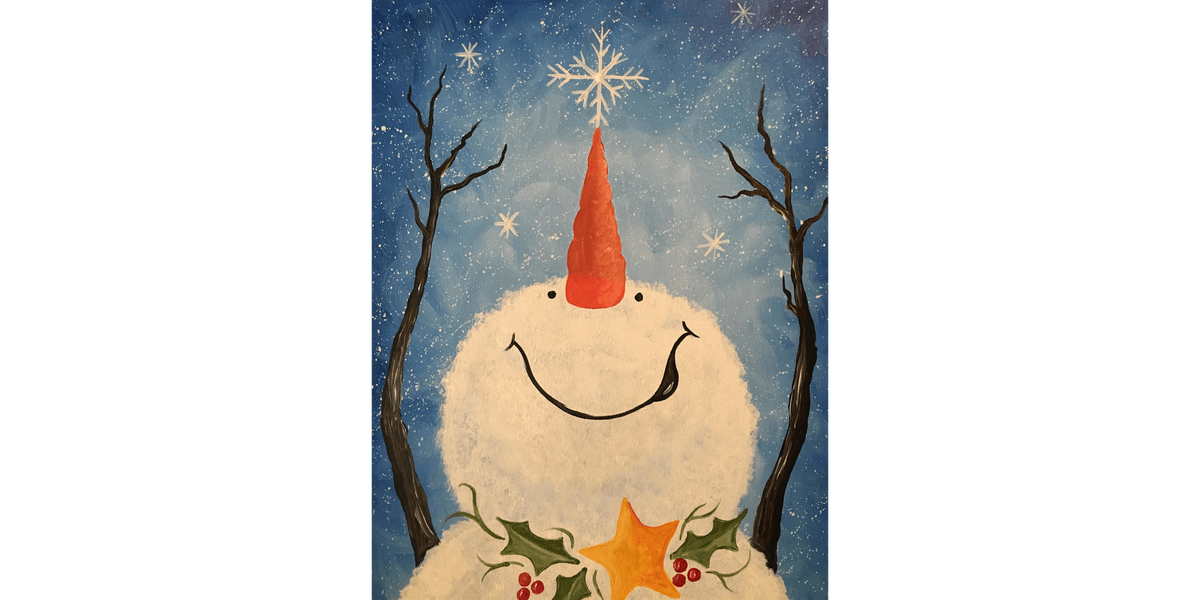 Catching Snowflakes - Paint and Sip in Boston | Classpop!™, 8 November | Event in Lexington | AllEvents