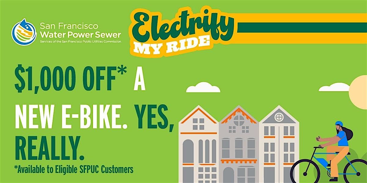 Electrify My Ride Community eBike Event, 24 August | Event in San Francisco | AllEvents