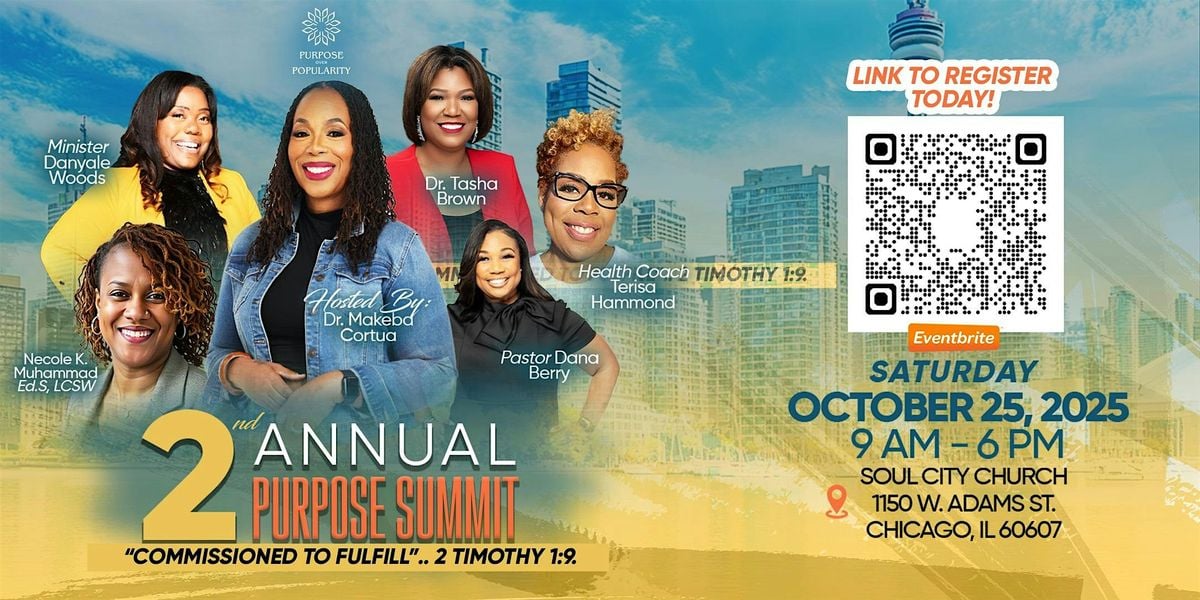 The Purpose Summit 2025, 25 October | Event in Chicago | AllEvents