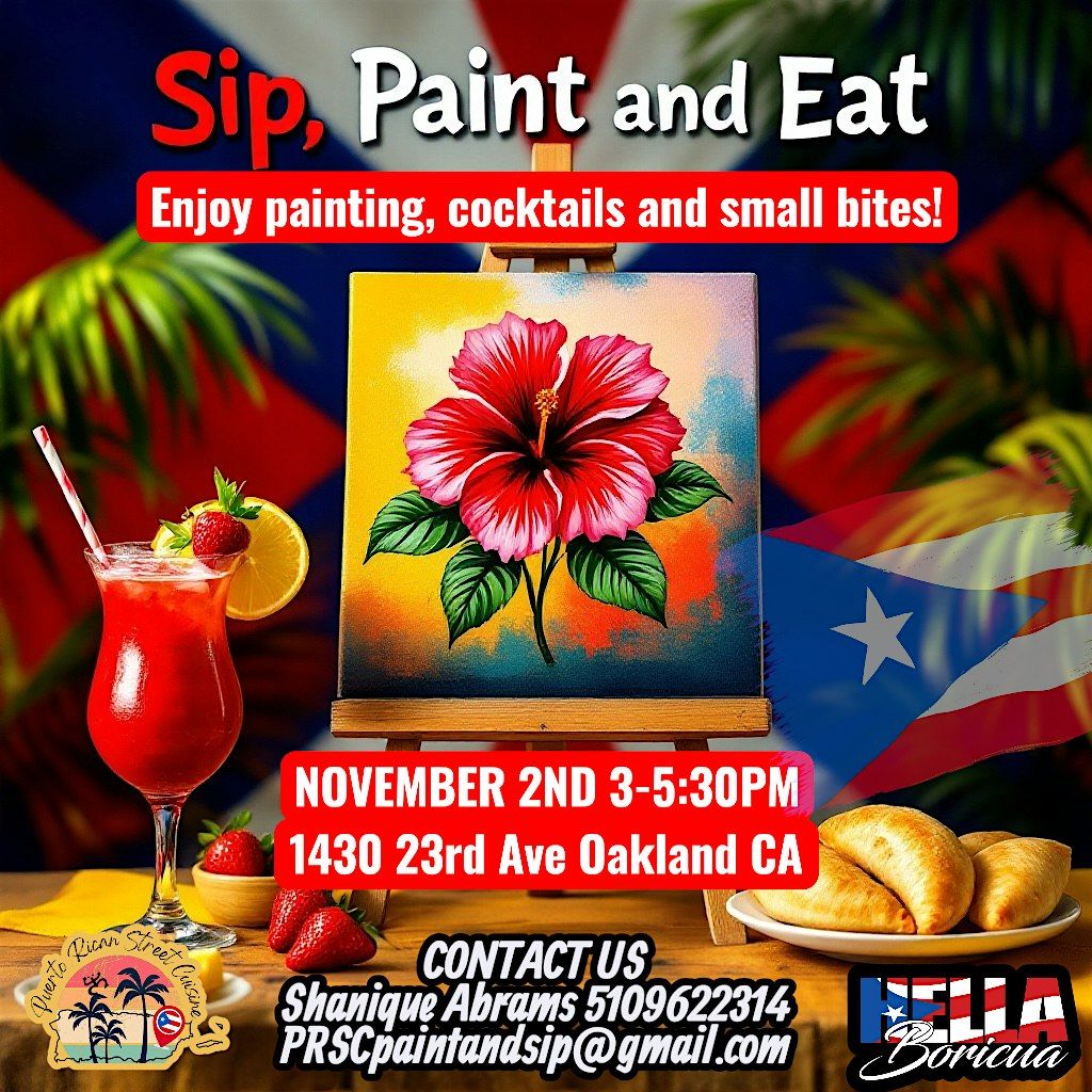 Sip, Paint and Eat, 2 November | Event in Oakland | AllEvents