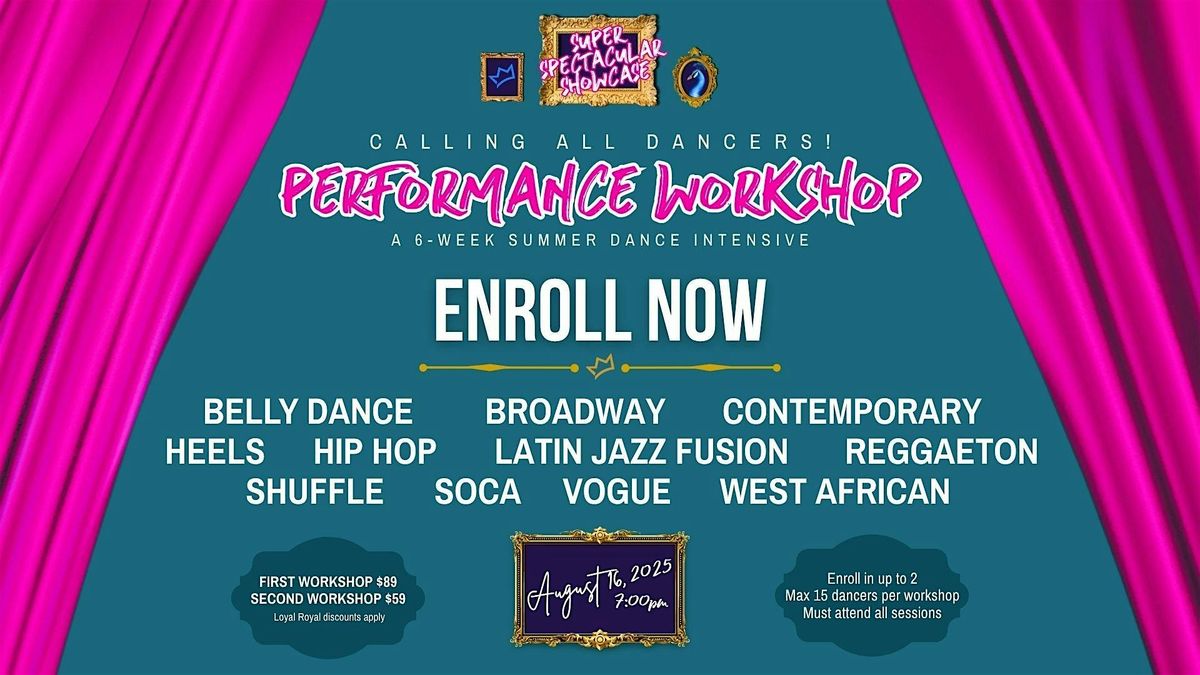 Royal Peacock Studio Presents: 6-Week Performance Workshop, 7 July | Event in Oakland Park | AllEvents