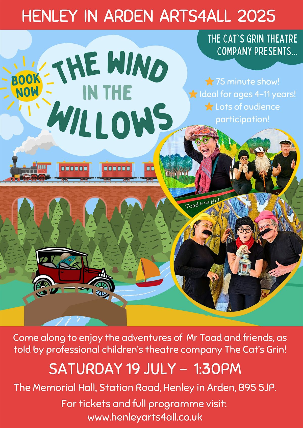 Wind in The Willows, 19 July | Event in Henley-in-Arden | AllEvents