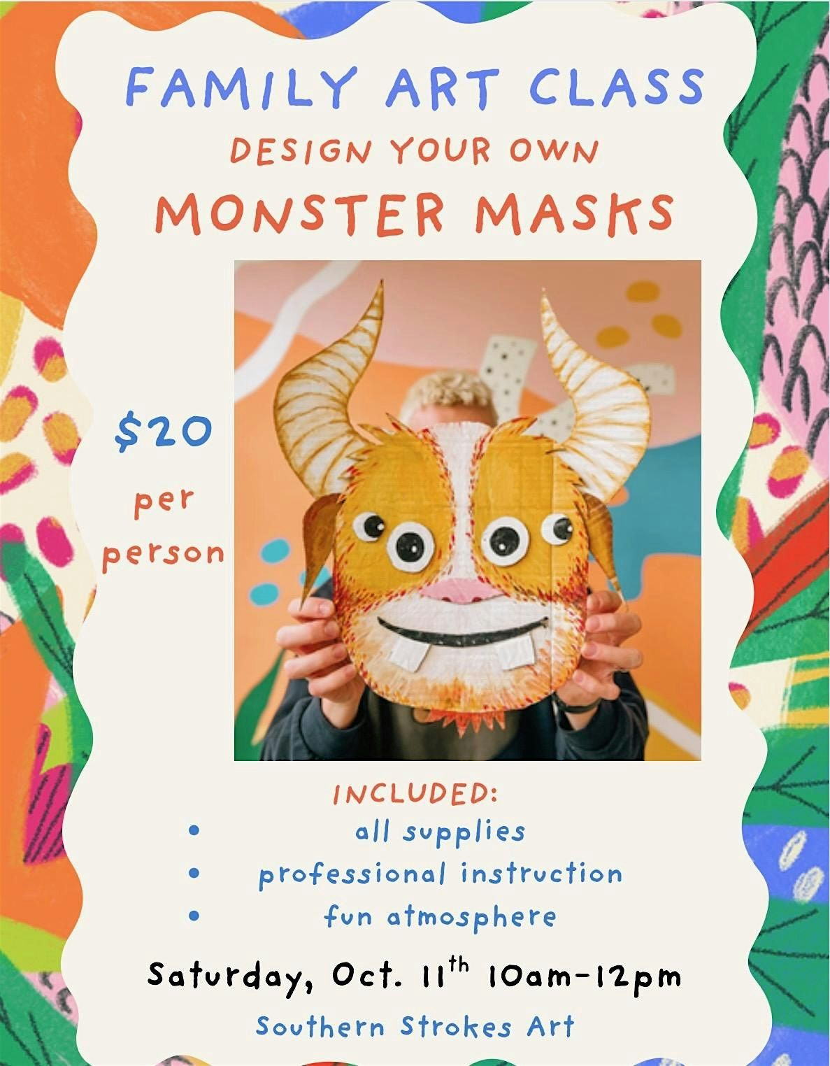 Family-Kid/parent Art Class, 11 October | Event in Dothan | AllEvents