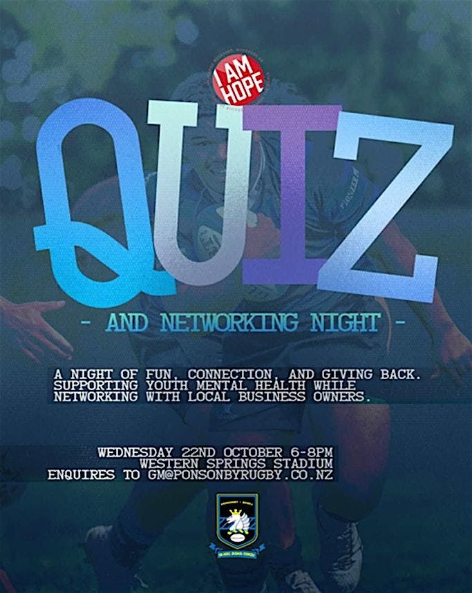 Charity Networking Quiz Night, 22 October | Event in Auckland | AllEvents