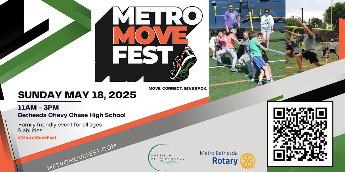 Metro Move Fest, 18 May | Event in Bethesda | AllEvents