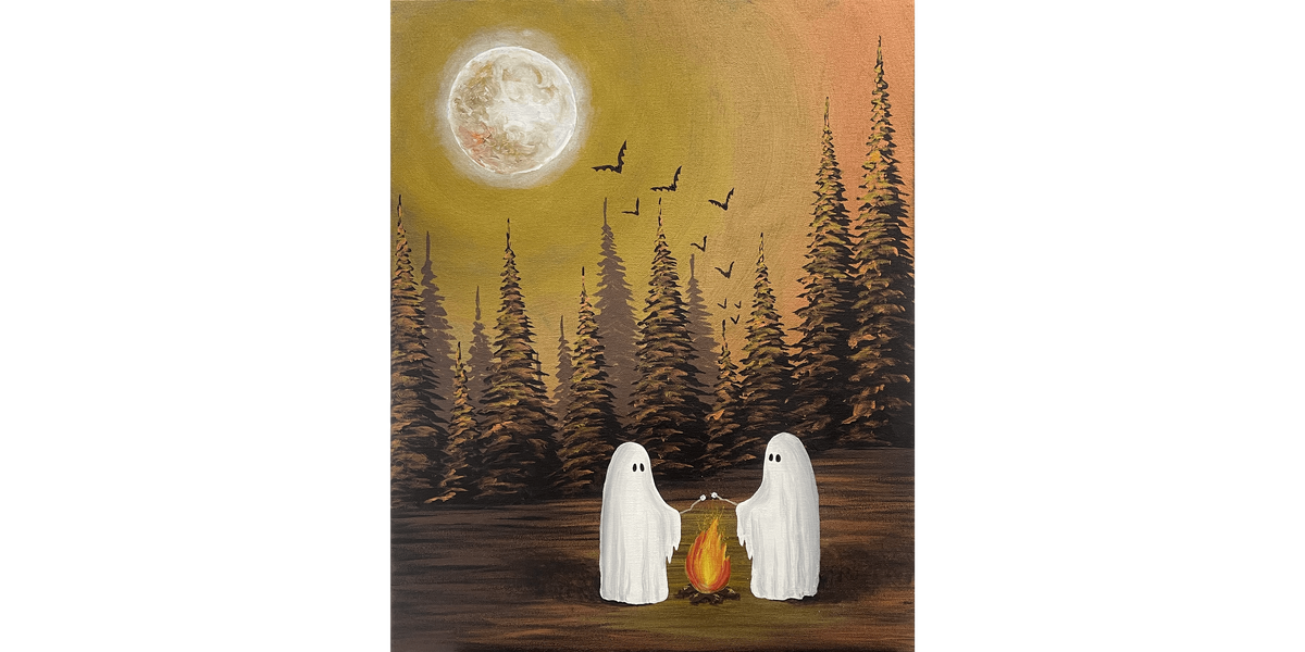 Haunted Campfire - Paint and Sip in Phoenix | Classpop!™, 4 October | Event in Gilbert | AllEvents