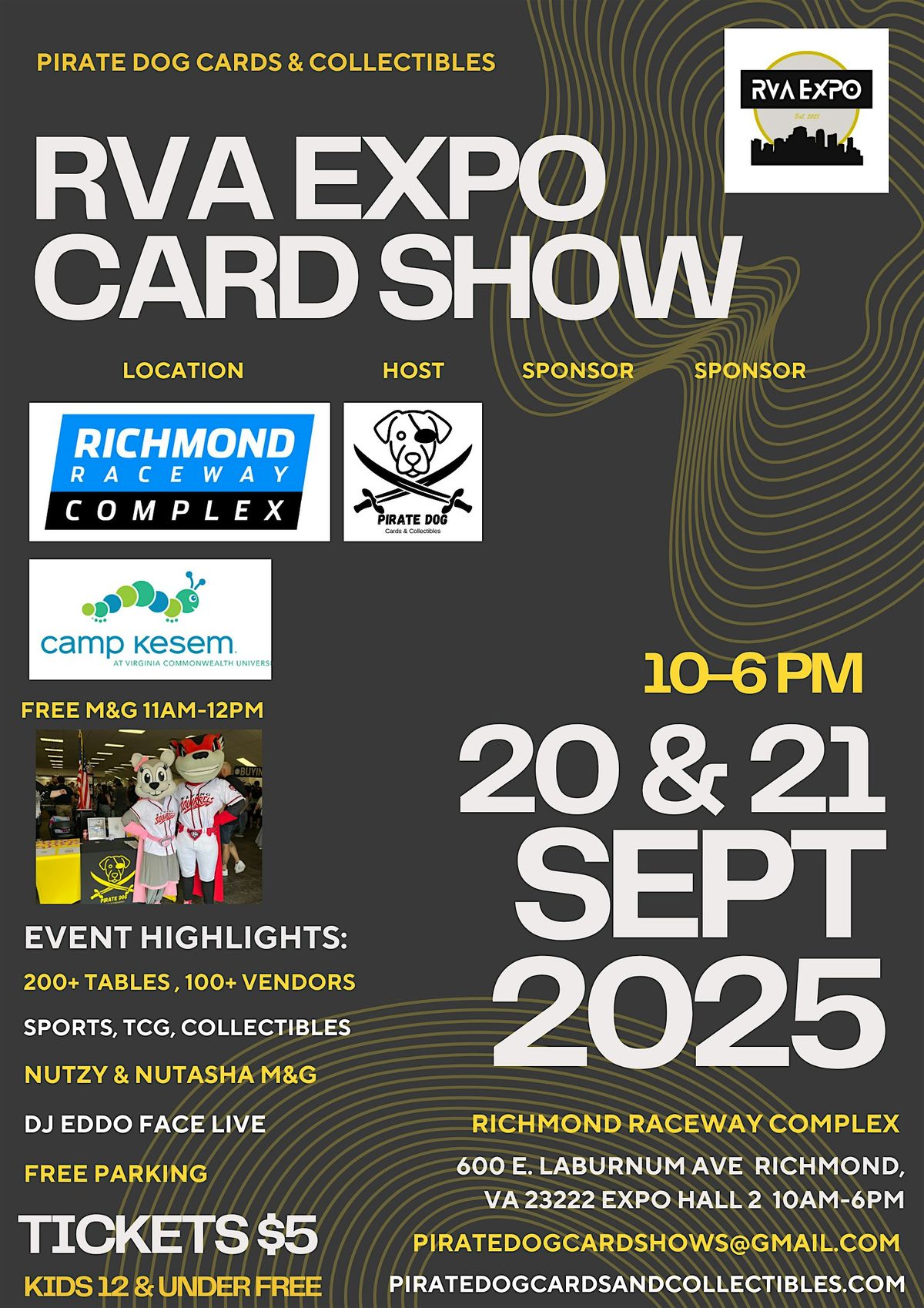 PDCC's RVA Expo Card Show 2( Mixed Genre), 20 September | Event in Richmond | AllEvents