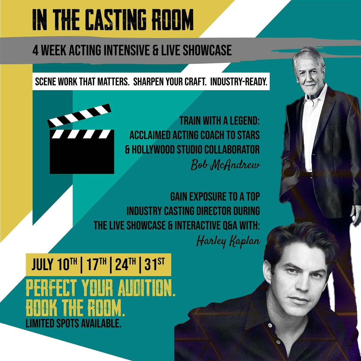 Step Into the Casting Room - 4-Week Acting Intensive + Live Showcase, 10 July | Event in New York | AllEvents