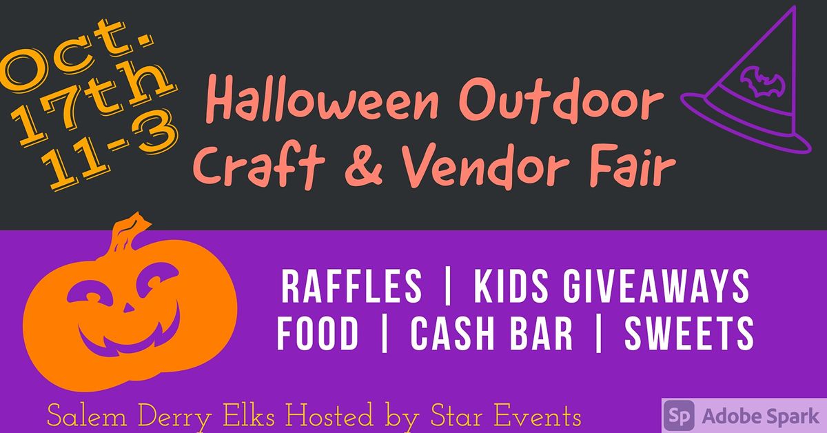 Halloween Outdoor Craft Vendor Fair Derry Salem Elks 2226 October 17 To October 18 Allevents In Derry Salem Elks 2022 Craft Fair
