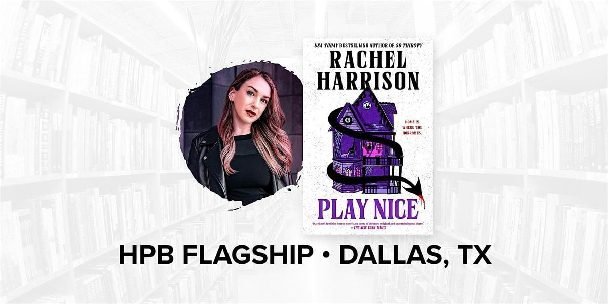Talk and Book Signing with Bestselling Author Rachel Harrison, 8 September | Event in Dallas | AllEvents