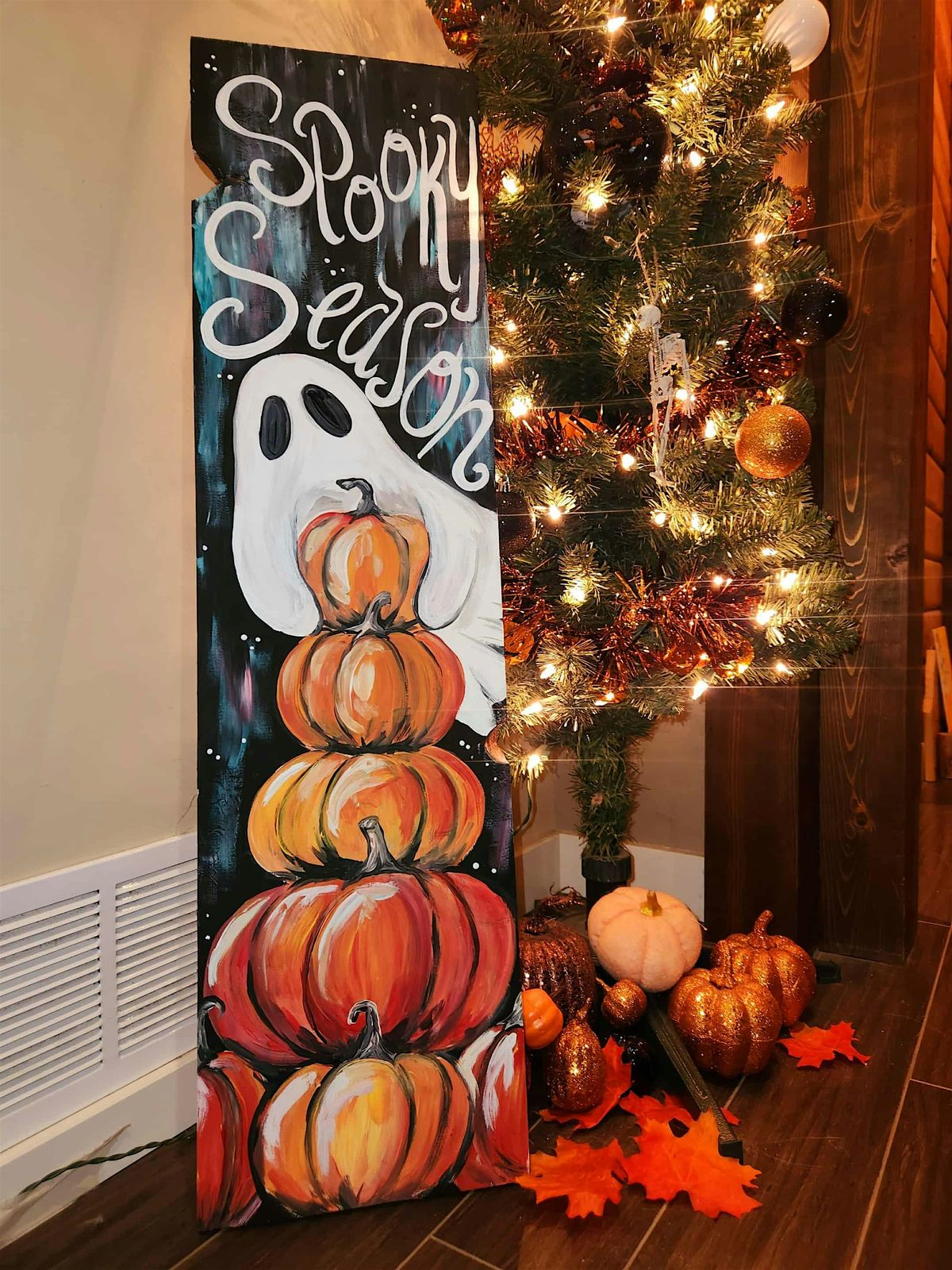 Paint Your Own Halloween Spooktacular WOOD PORCH LEANER! LIMITED SPACE!, 15 October | Event in Surrey | AllEvents