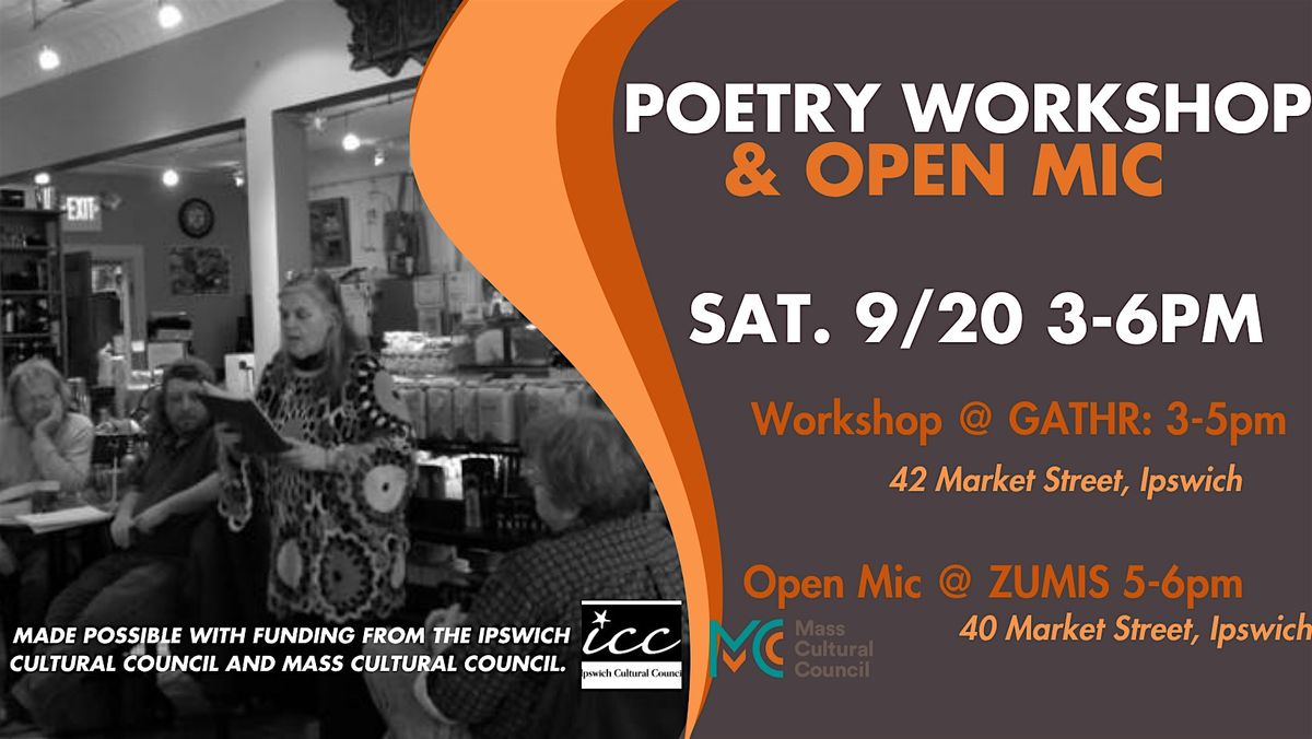 Community Poetry Workshop & Open Mic, 20 September | Event in Ipswich | AllEvents