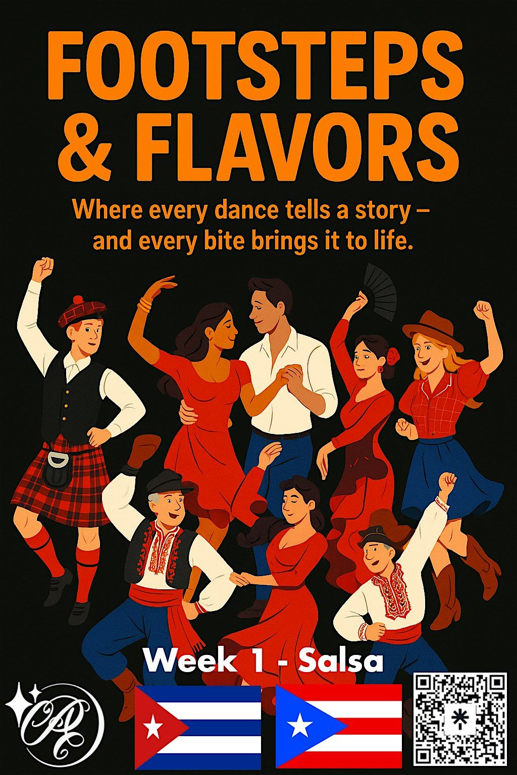 Footsteps and Flavors (Salsa), 27 June | Event in Davenport | AllEvents