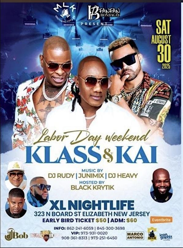 Klass & Kai Live  - Labor Day Weekend, 30 August | Event in Elizabeth | AllEvents