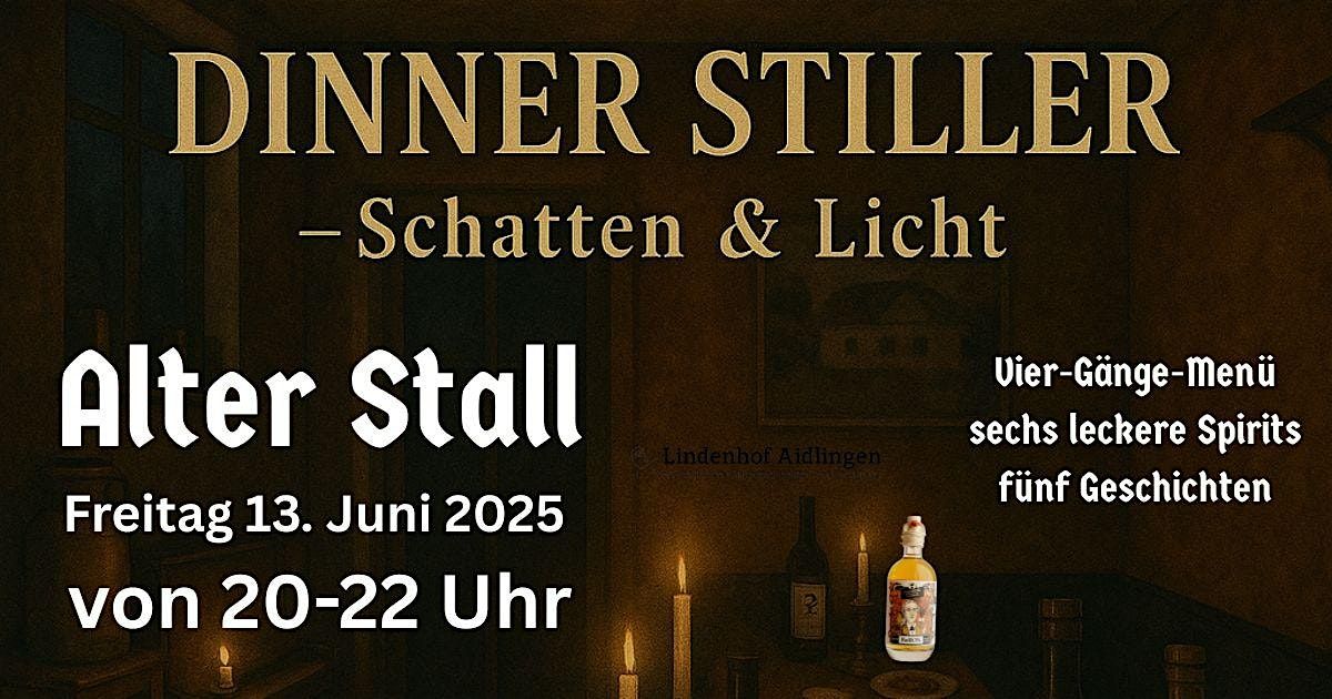 DInnerSTILLer - SPIRITual TaSting, 13 June | Event in Aidlingen | AllEvents