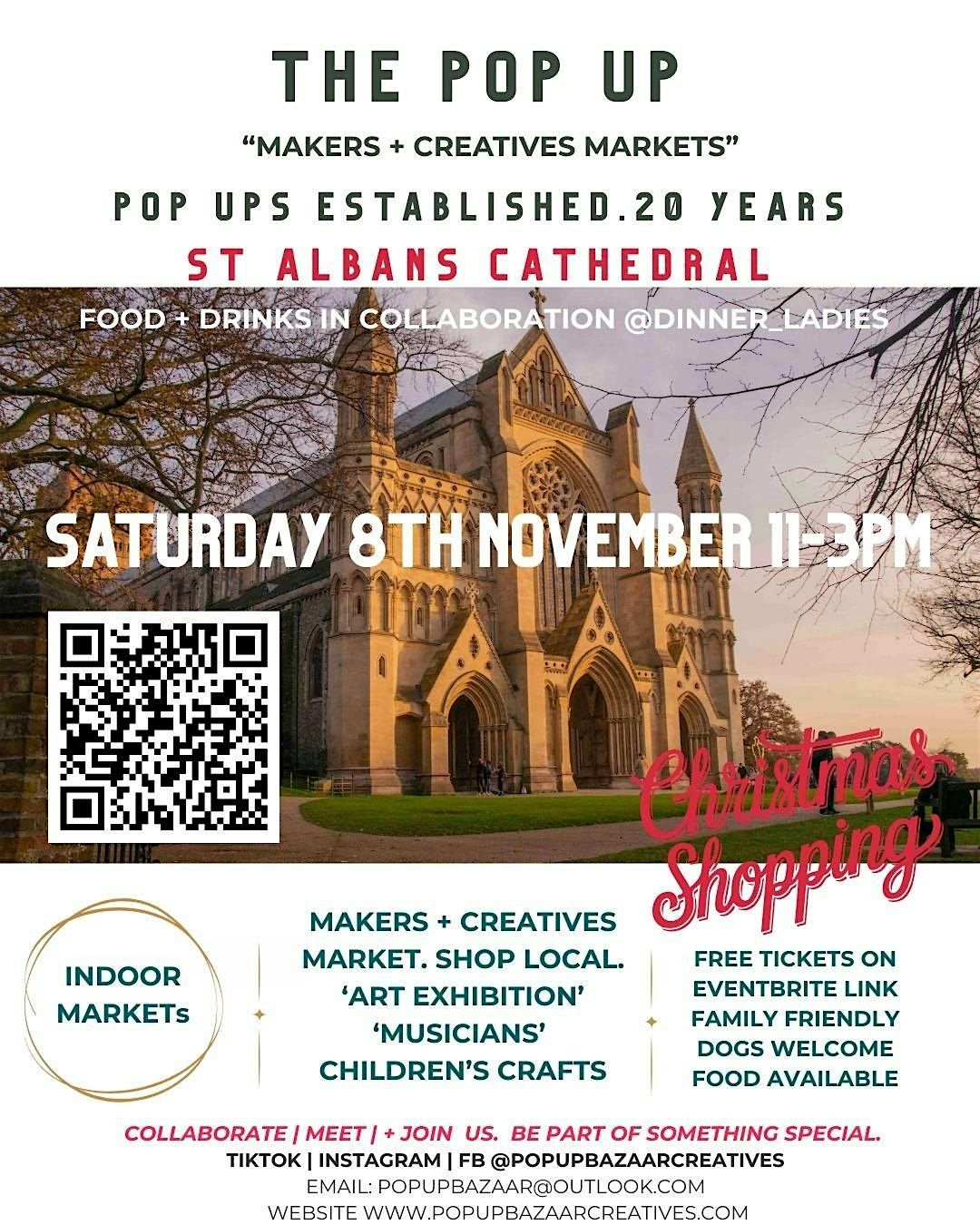 The Pop Up Bazaar Christmas at St Albans Cathedral - saturday 8th Nov, 8 November | Event in St Albans | AllEvents
