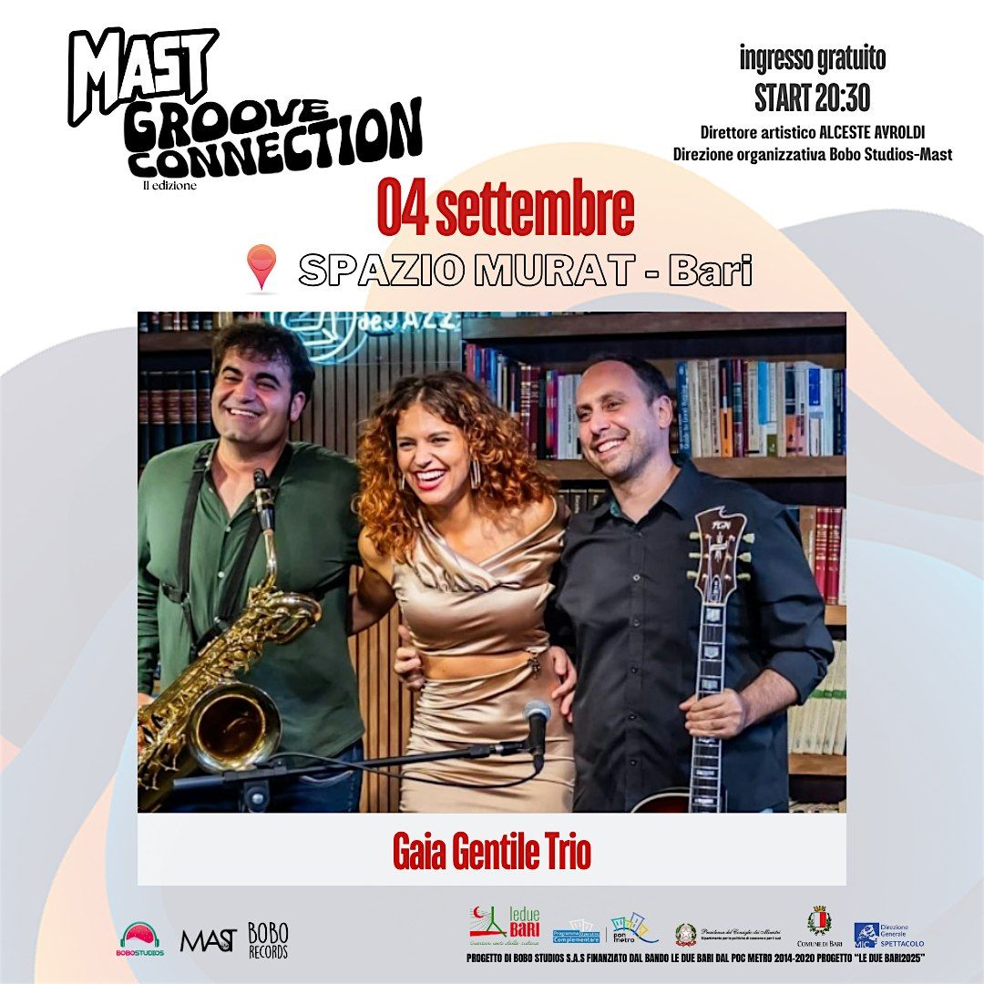 Gaia Gentile Trio, 4 September | Event in Bari | AllEvents