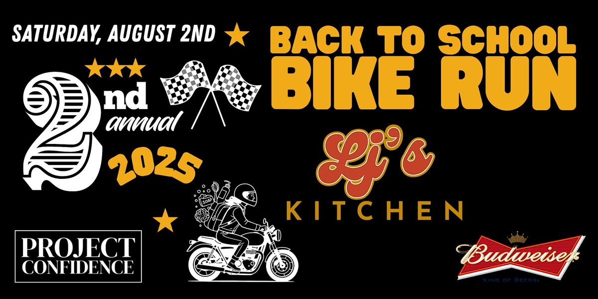 BACK TO SCHOOL BIKE RUN & AFTER PARTY, 2 August | Event in Woonsocket | AllEvents