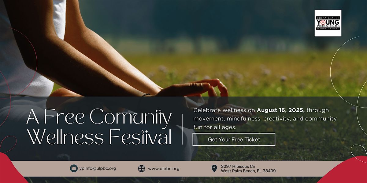 ULPBC YP Presents: National Day of Wellness – Movement, Mindfulness & More, 16 August | Event in West Palm Beach