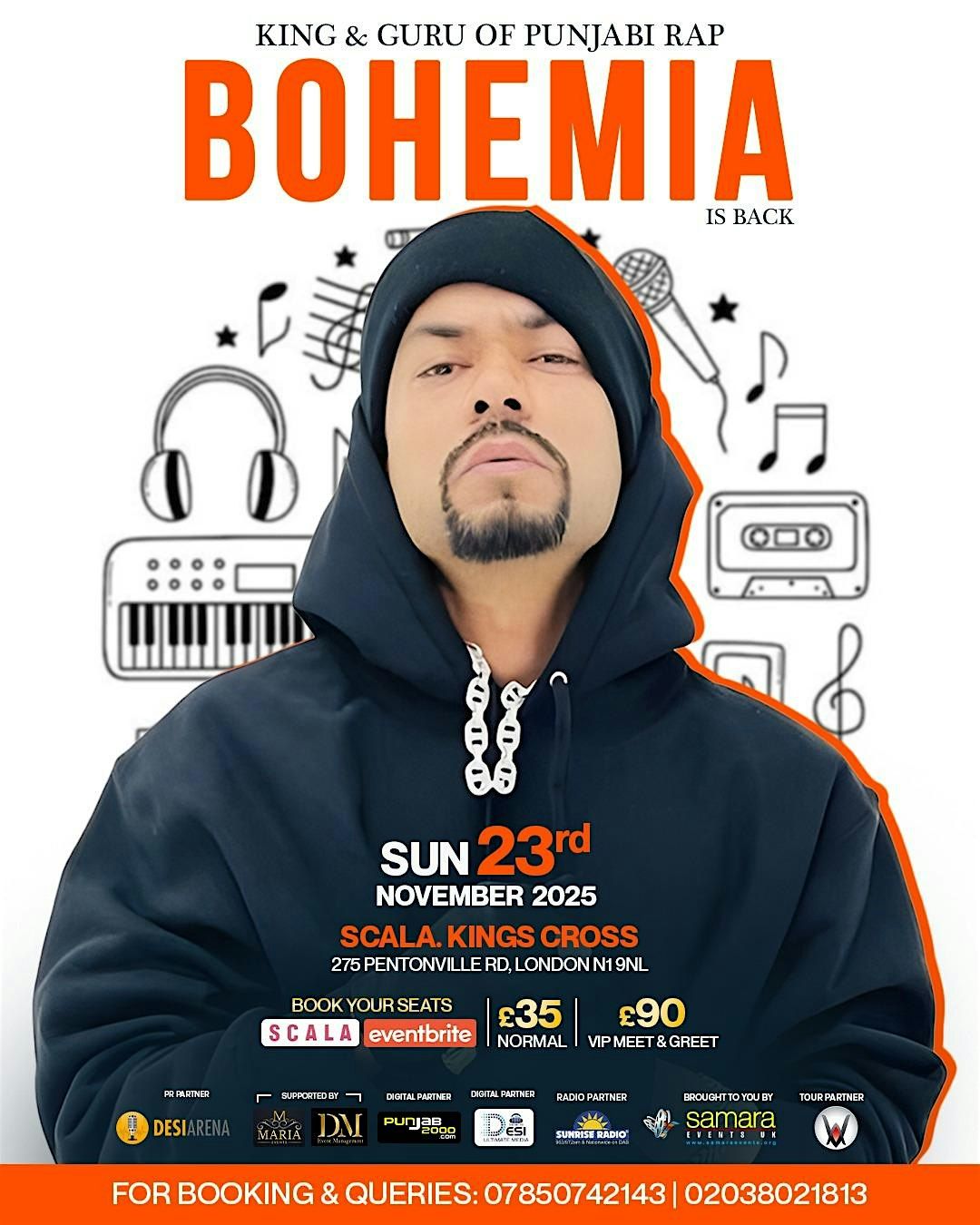 BOHEMIA LIVE IN LONDON, 23 November | Event in London | AllEvents