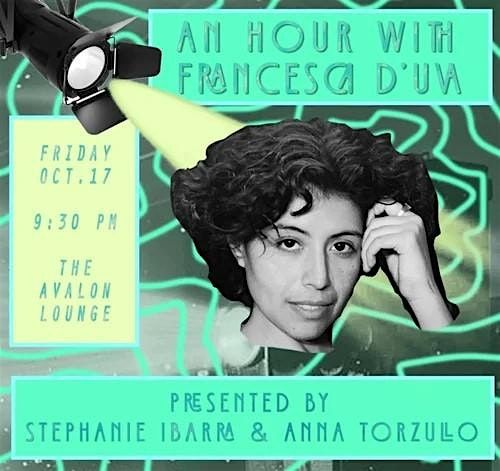 An Hour With Francesca D’Uva Presented by Steph & Anna, 17 October | Event in Catskill | AllEvents