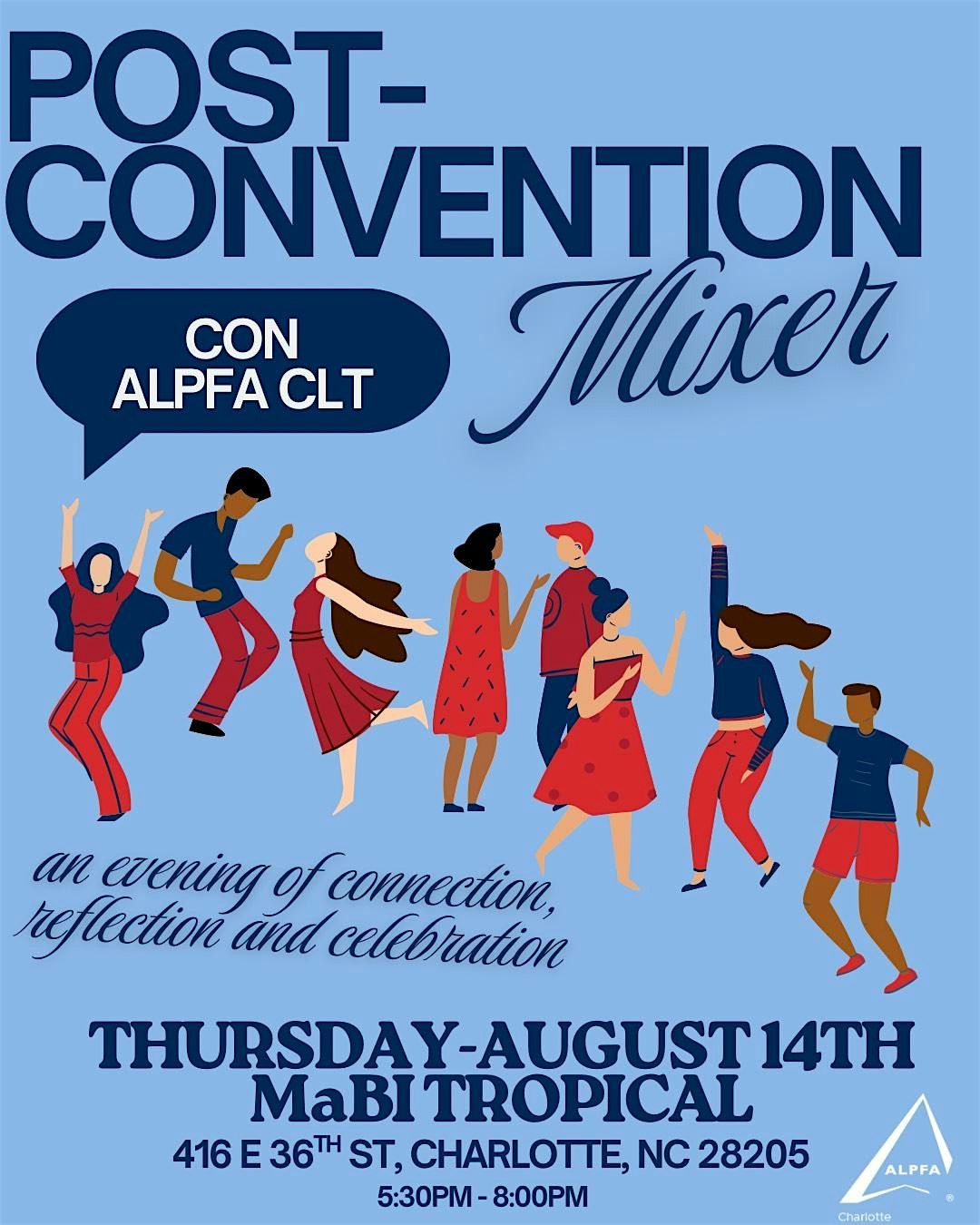 ALPFA Charlotte Post-Convention Mixer, 14 August | Event in Charlotte | AllEvents
