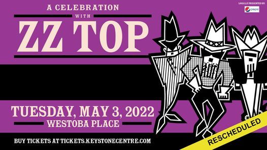 A Celebration With Zz Top Westoba Place Brandon May 3 2022 Allevents In Zz Top Concert Tour 2022