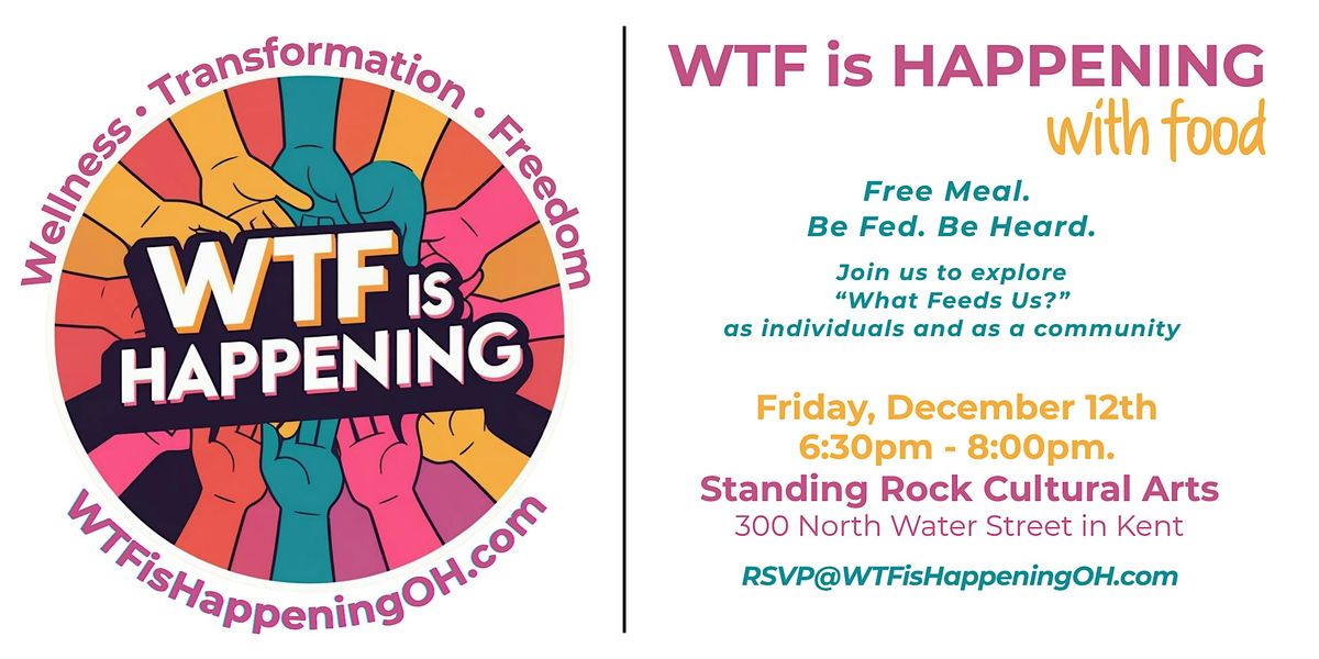 WTF is Happening With Food, 12 December | Event in Kent | AllEvents
