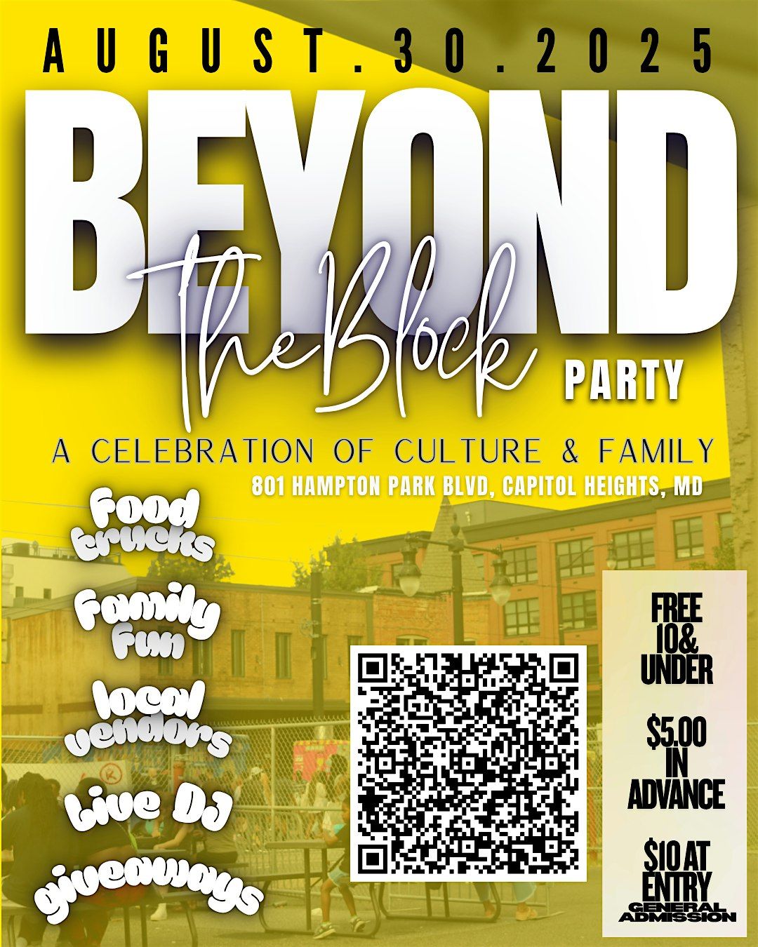 Beyond the Block Party, 30 August | Event in Capitol Heights | AllEvents