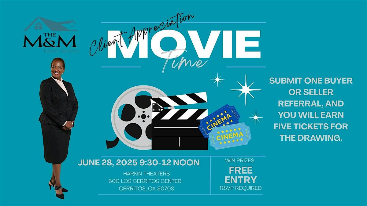 Popcorn’s ready, prizes are waiting-it’s movie time!, 28 June | Event in Cerritos | AllEvents