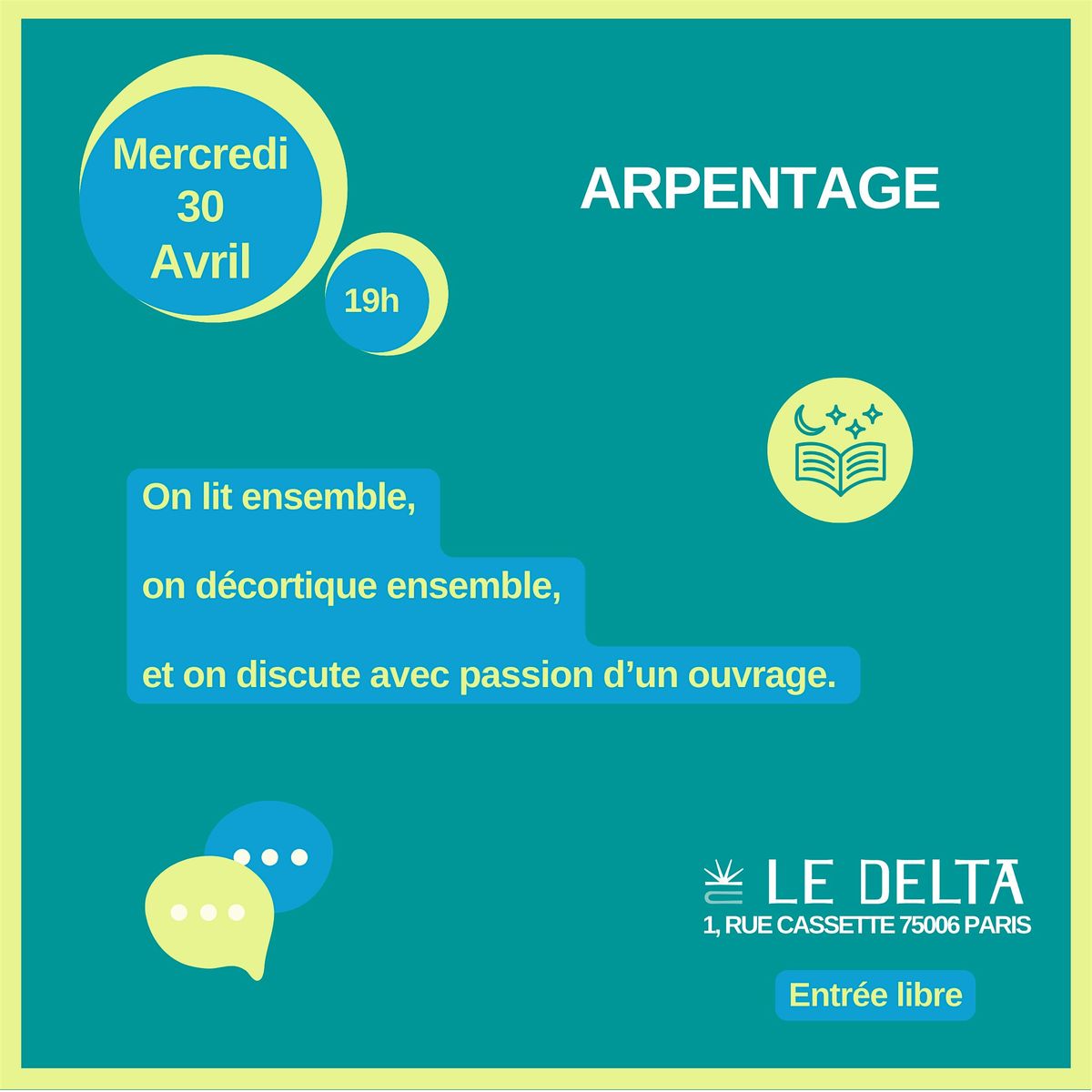 ARPENTAGE, 30 May | Event in Paris | AllEvents