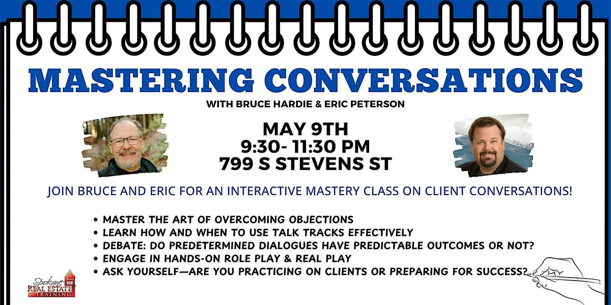 Mastering Conversations | Event in Spokane | AllEvents