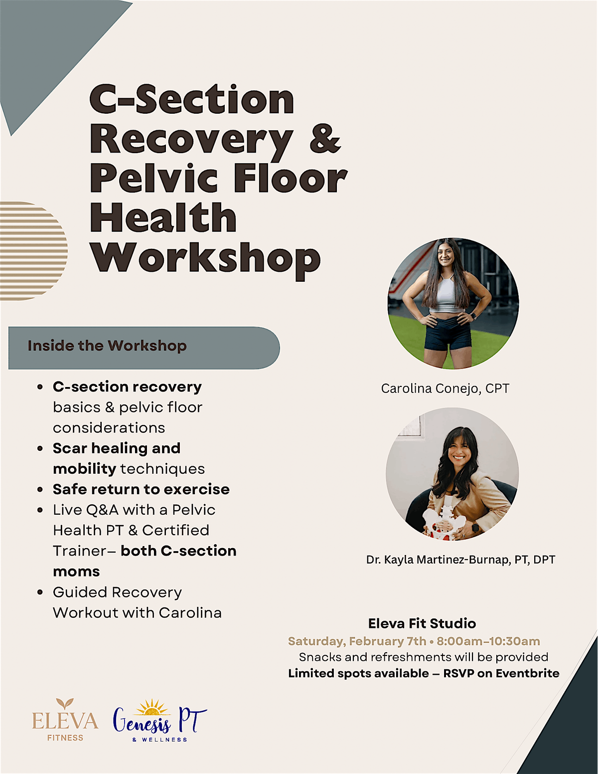 C-Section Recovery Workshop, 7 February | Event in Dallas | AllEvents