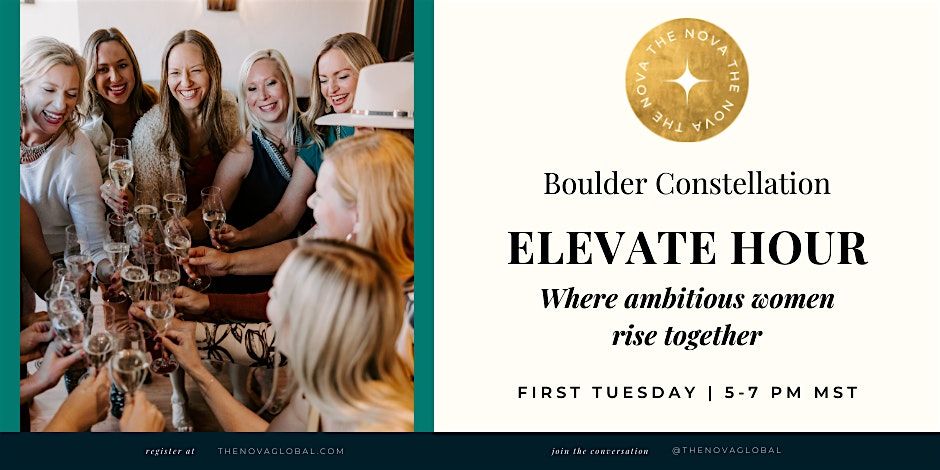 Boulder Nova Elevate Hour: A Soul-Led Networking Mingle, 7 July | Event in Boulder | AllEvents