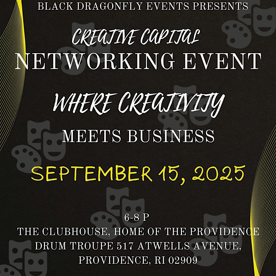 Creative Capital Networking Event, 15 September | Event in Providence | AllEvents