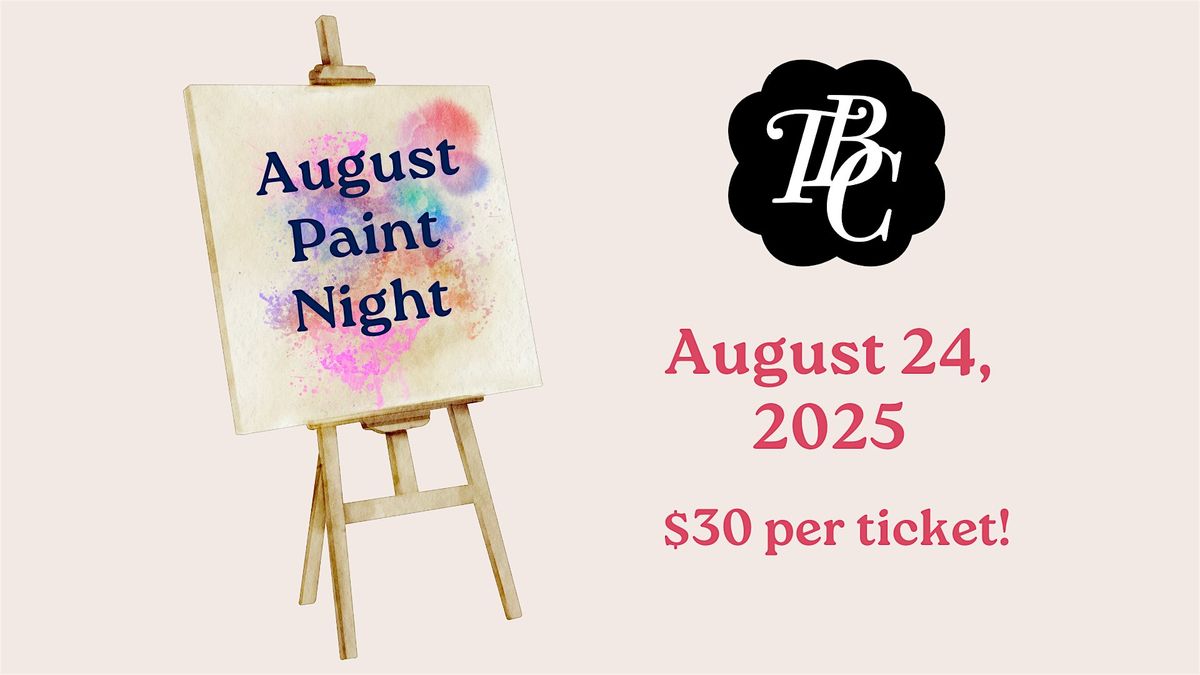 August Paint Night at TBC!, 24 August | Event in Springfield | AllEvents