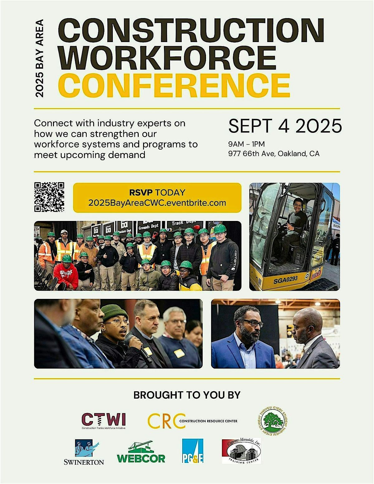 2025 Bay Area Construction Workforce Conference, 4 September | Event in Oakland | AllEvents