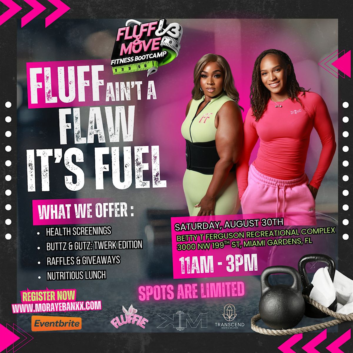 Fluff & Move Fitness Bootcamp - MoHeat Summer Experience, 30 August | Event in Miami Gardens | AllEvents