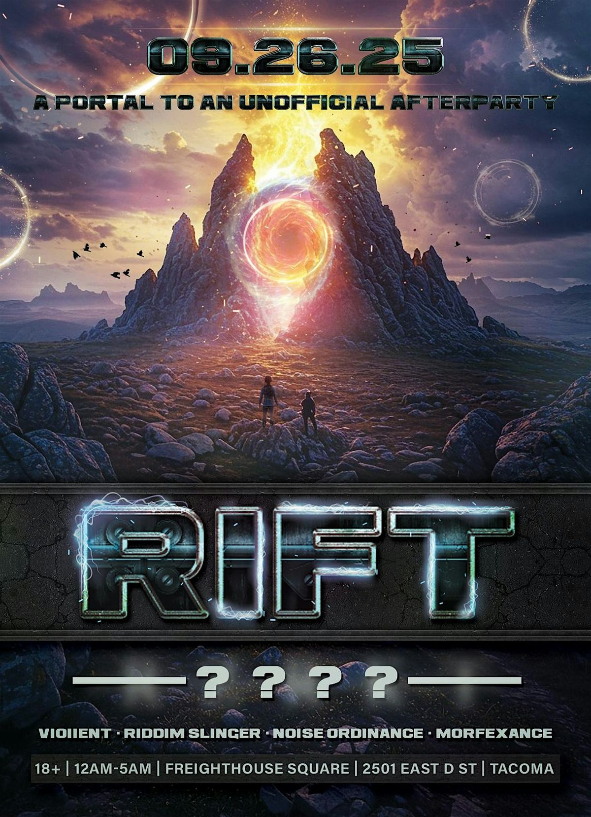 Rift ft ***** -- A Portal to an Unofficial Afterparty, 26 September | Event in Tacoma | AllEvents