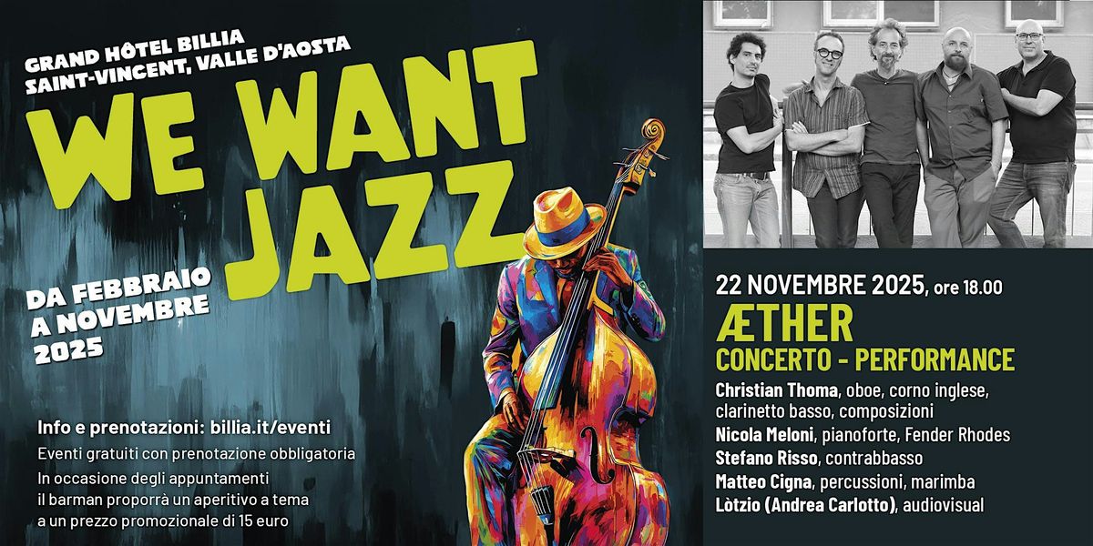 ÆTHER concerto performance | Event in Saint-Vincent | AllEvents