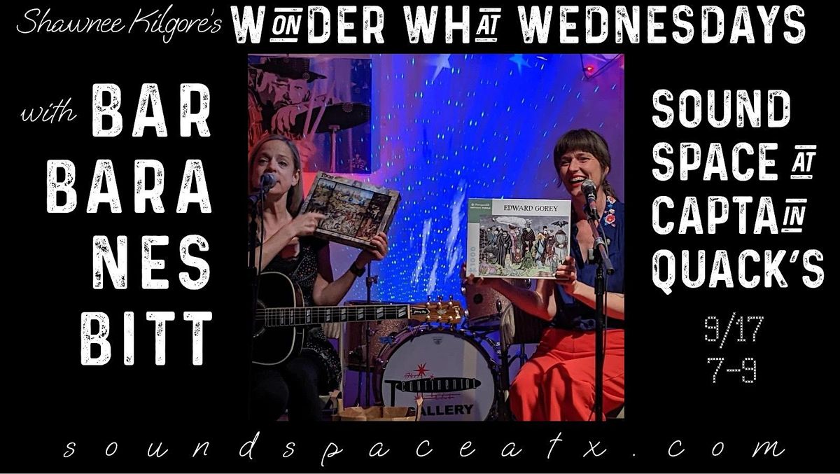Shawnee Kilgore's Wonder What Wednesdays, 17 September | Event in Austin | AllEvents