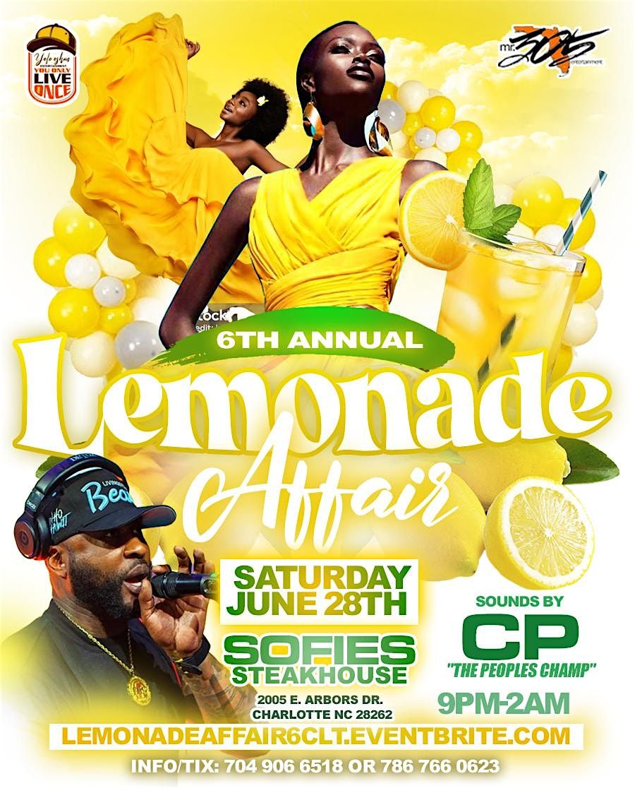6th Annual Lemonade Affair, 28 June | Event in Charlotte | AllEvents