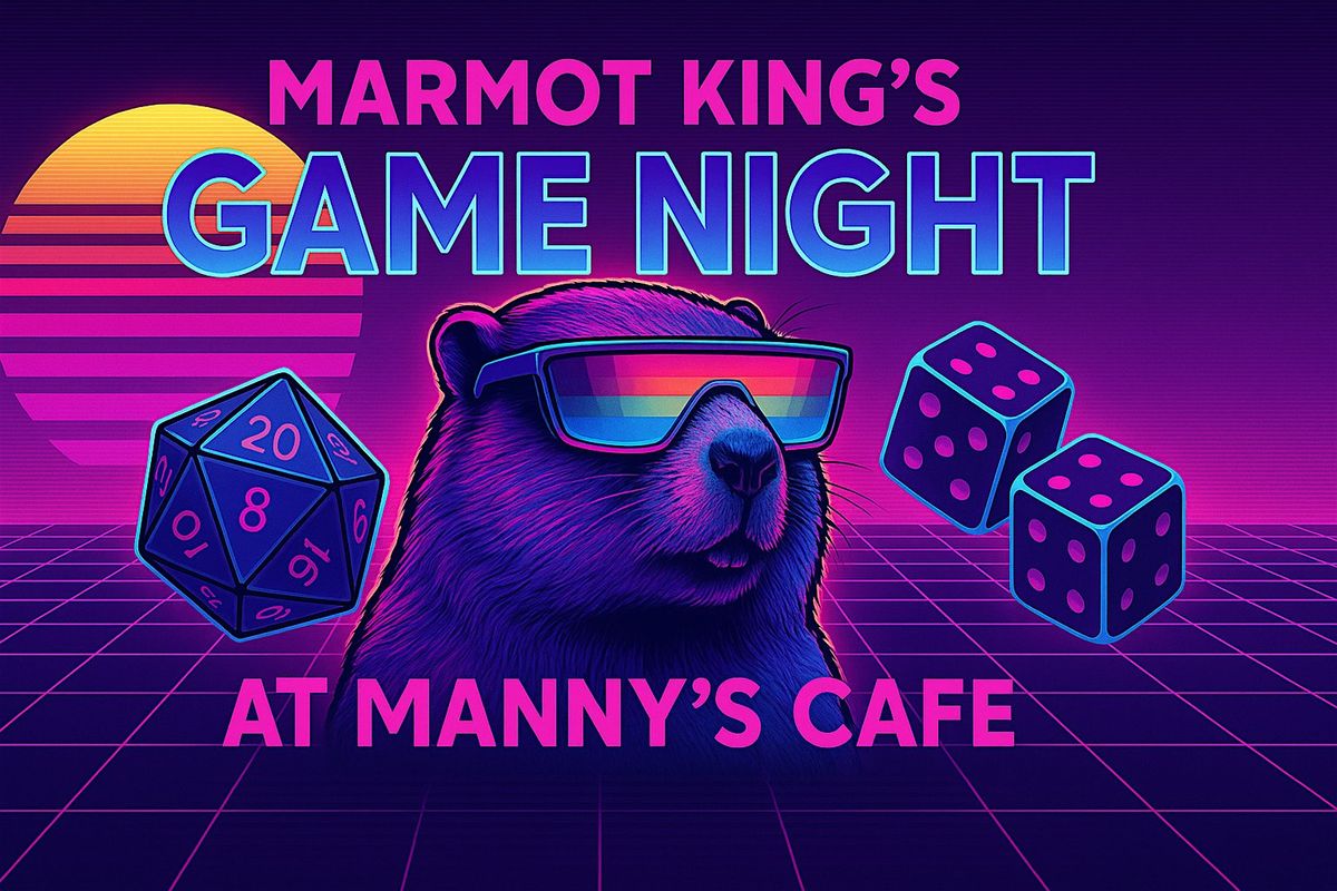 Marmot King’s Game Night, 15 August | Event in San Francisco | AllEvents